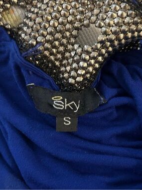 Sky rhinestone dress